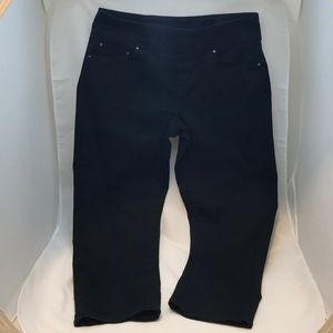 Time and tru black stretchy denim jeans XL 16-18